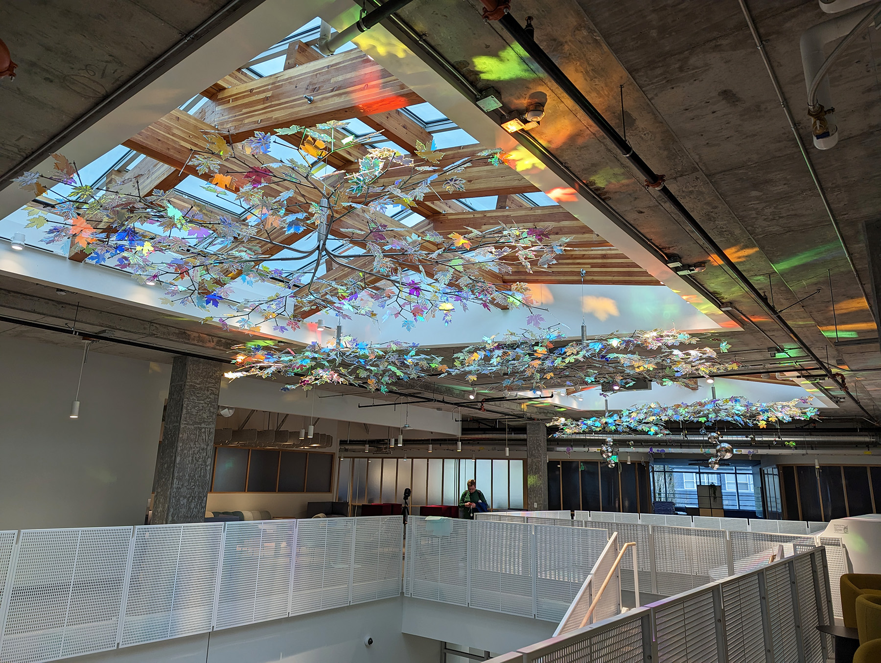 Rainbow Canopy and Bubble Baskets